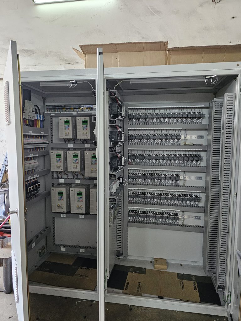 VFD + PLC control panel built by LYTECH